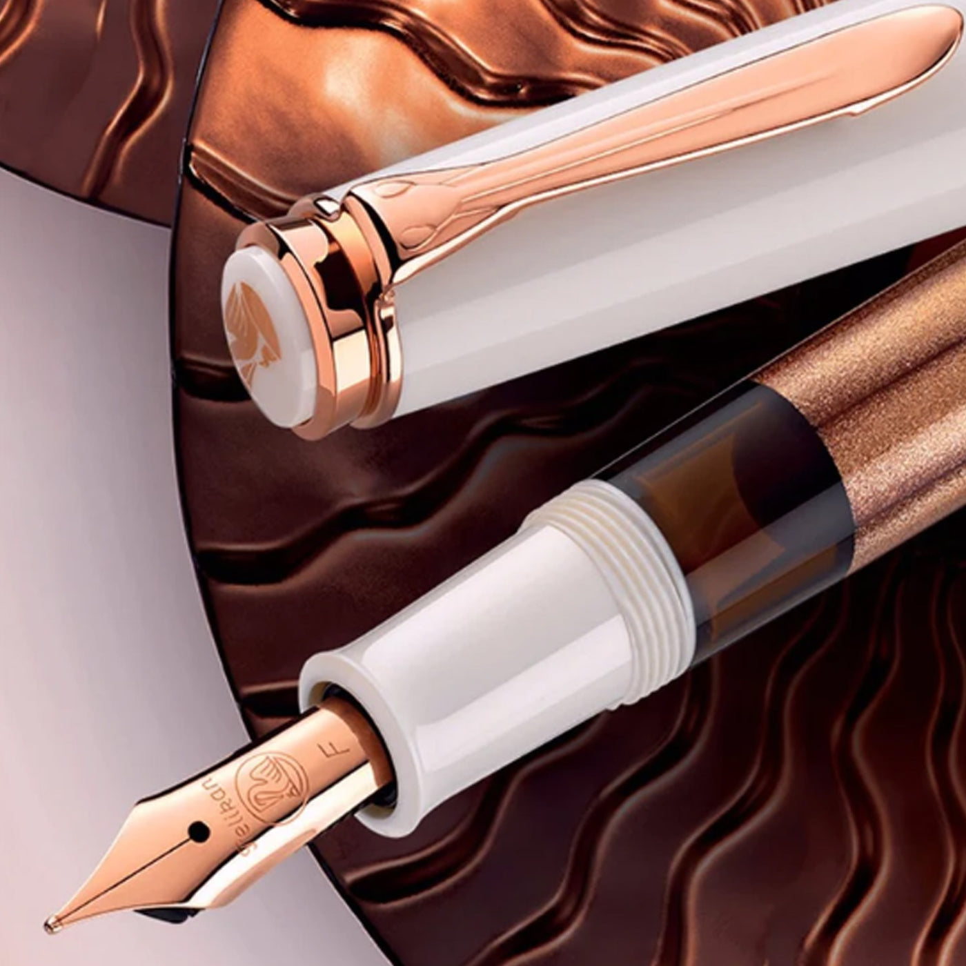 Pelikan M200 Fountain Pen - Copper Rose Gold (Special Edition) 4