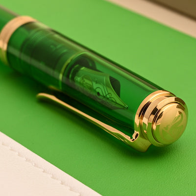 Pelikan M800 Fountain Pen - Green Demonstrator (Special Edition) 10