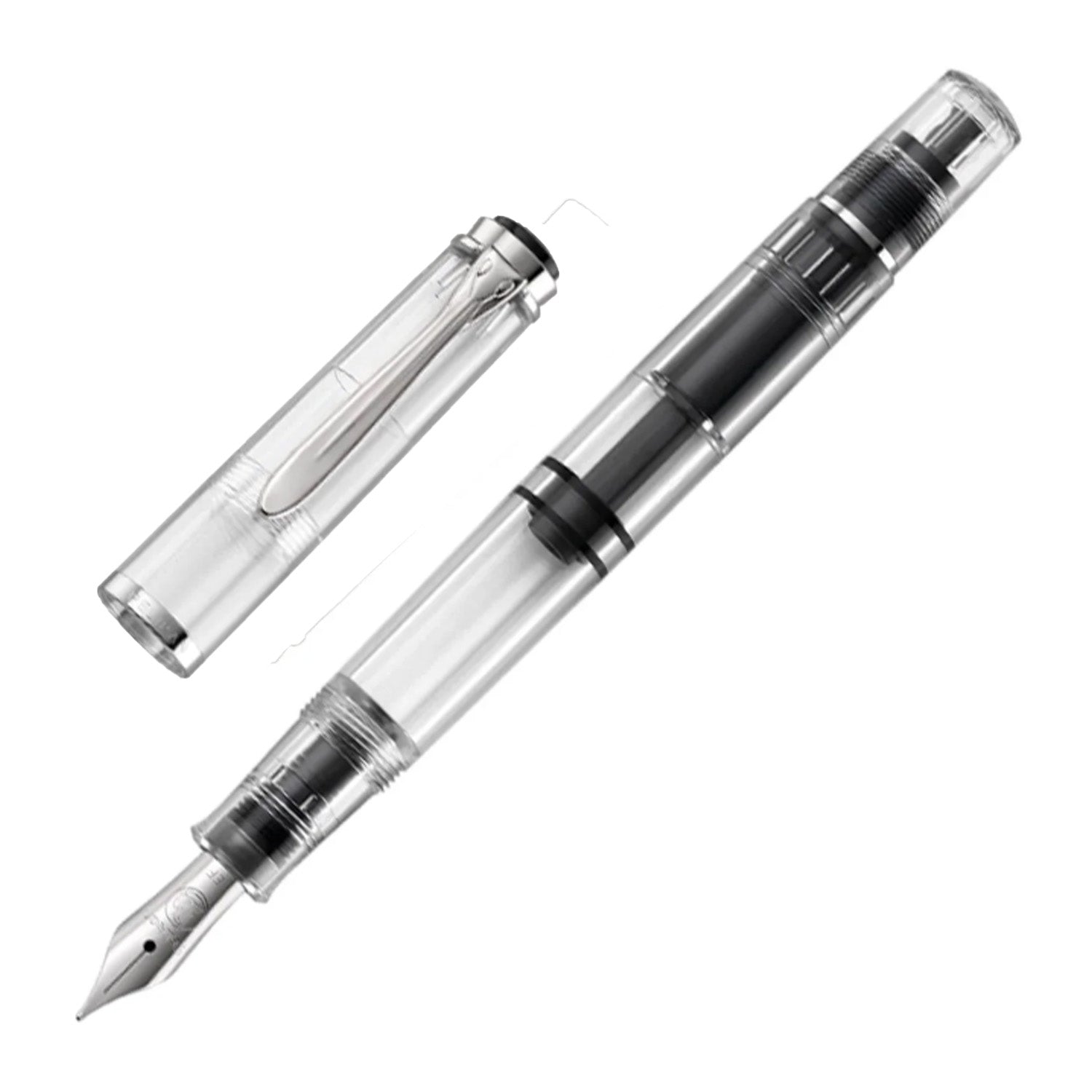 LAMY Vista Füller Mit Klarem Design & Breiter Feder – Transparente Tintenfüllung Sichtbar