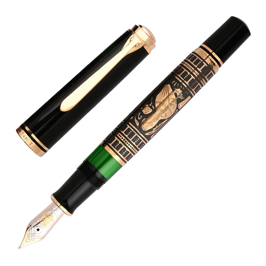 Pelikan M900 Toledo Fountain Pen - Black GT (Special Edition)