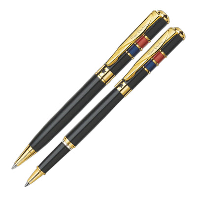 Pierre Cardin Prestige Gift Set of Notebook + Ball Pen + Roller Ball Pen + Key Ring 6