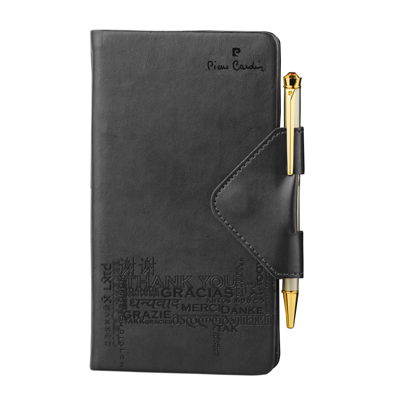 Pierre Cardin Thank You Gift Set of Black Diary & Ball Pen 1