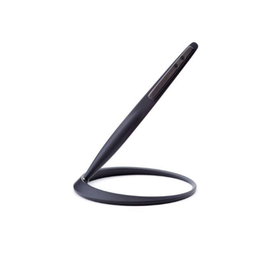 Pininfarina Segno Space Ethergraf Pencil with Circular Desk Stand - Matte Black