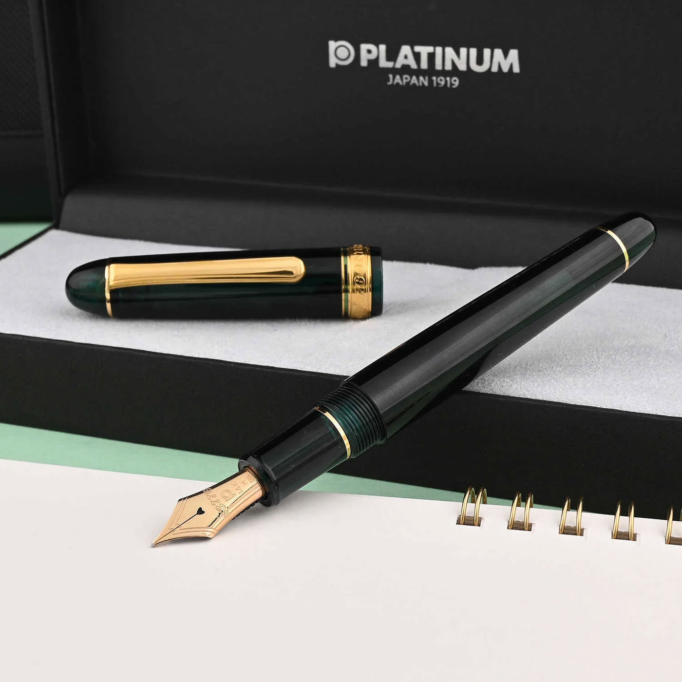 Platinum 3776 Century Fountain Pen - Laurel Green 1
