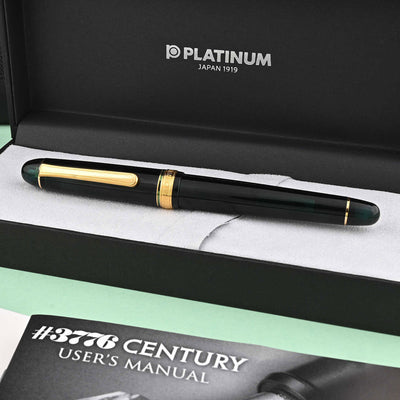 Platinum 3776 Century Fountain Pen - Laurel Green 4