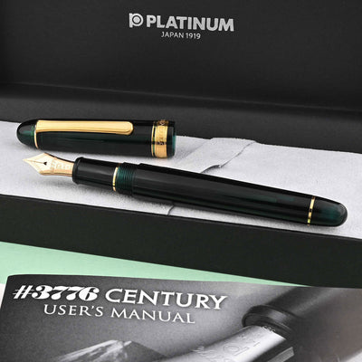 Platinum 3776 Century Fountain Pen - Laurel Green 7