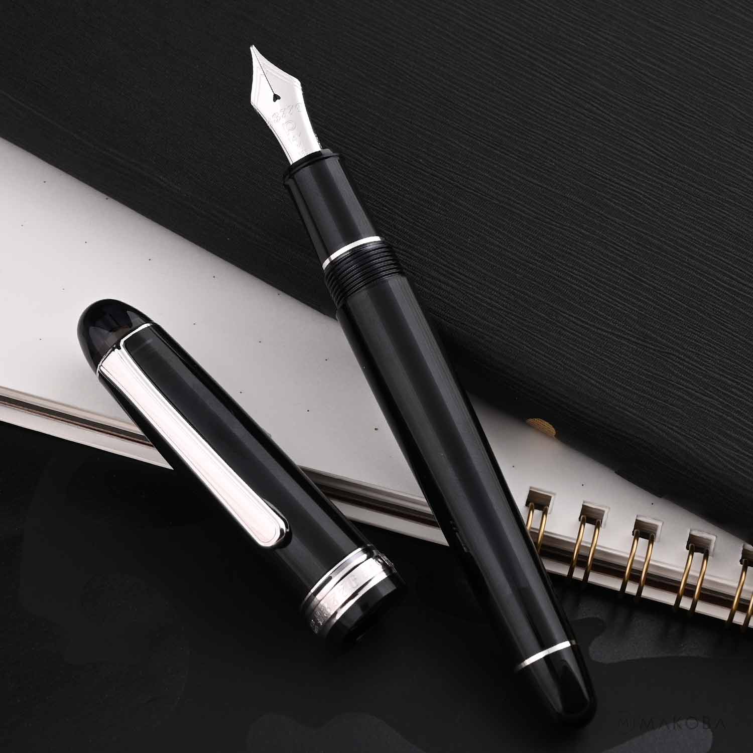 Platinum 3776 Century Black Diamond Fountain Pen | Buy Online