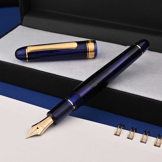 Platinum 3776 Century Fountain Pen - Chartres Blue GT