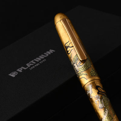 Platinum 3776 Century Fountain Pen - Kanazawa Gold Leaf & Ascending Dragon 13