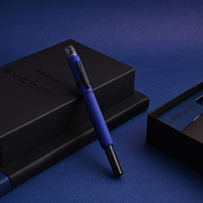 Platinum Curidas Fountain Pen Gift Set - Matte Blue 10