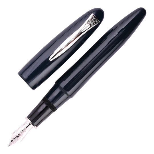 Platinum Izumo Iro Urushi Fountain Pen - Aitetsu Iro