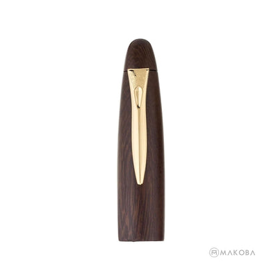 Platinum Izumo Tagayasan Fountain Pen Matte Brown - 18K Gold Nib 2