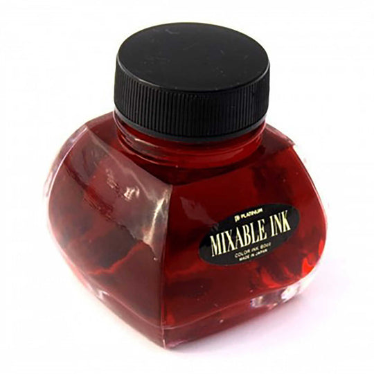 Platinum Mixable Flame Red Ink Bottle, Pink - 60ml
