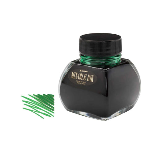 Platinum Mixable Leaf Green Ink Bottle, Green - 60ml