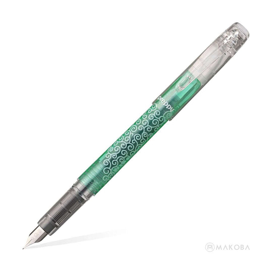 Platinum Preppy Wa Limited Edition Fountain Pen, Karakusa ( Green) - Steel Nib