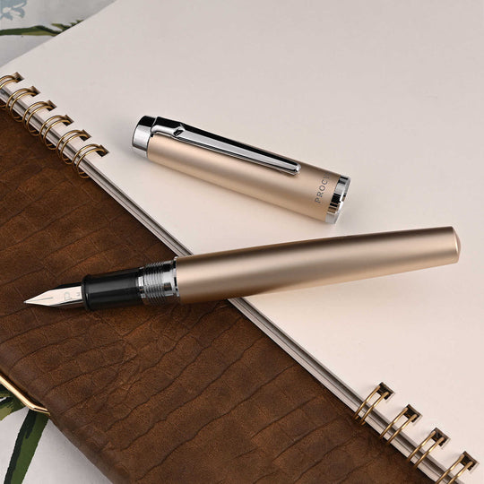 Platinum Procyon Fountain Pen - Luster Champagne Gold