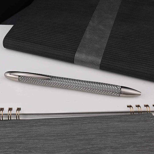 Porsche Design Tecflex Ball Pen, Steel - Chrome Trim