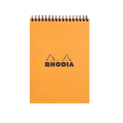 Rhodia Classic Spiral Orange Notepad - A5, Ruled 1