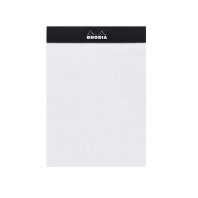 Rhodia No. 12 Black Notepad - Small, Dotted 2