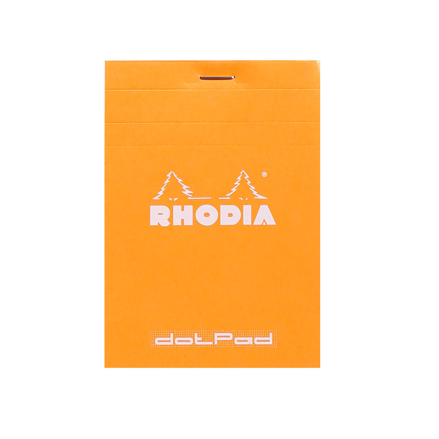Rhodia No. 12 Orange Notepad - Small, Dotted 1