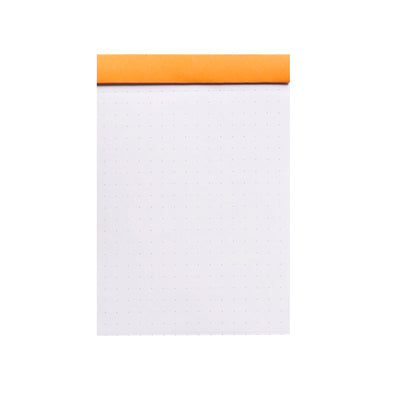 Rhodia No. 12 Orange Notepad - Small, Dotted 2