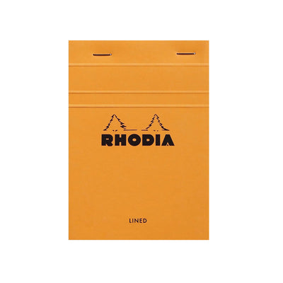 Rhodia No.13 Orange Notepad - A6, Ruled 1