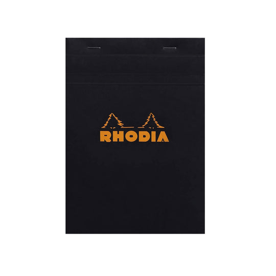 Rhodia No.16 Black Notepad - A5, Squared