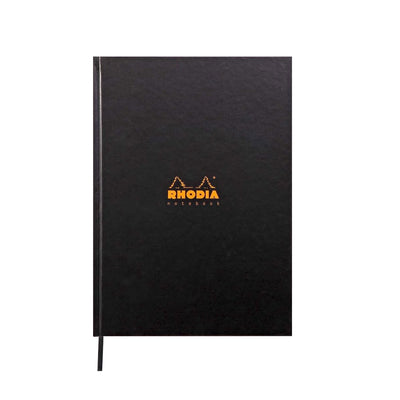 Rhodiactive Hardcover Black Notebook - A4 Ruled 1
