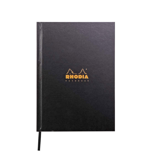 Rhodiactive Hardcover Black Notebook - A5, Ruled