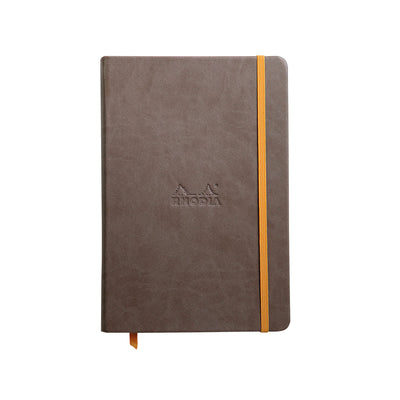 Rhodiarama Hard Cover Chocolate Notebook - A5 Ruled 1