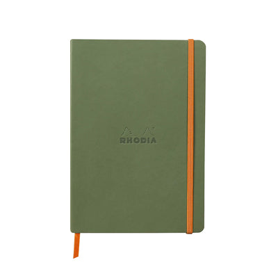 Rhodiarama Soft Cover Sage Notebook - A5 Ruled 1