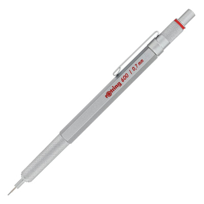 Rotring 600 0.7mm Mechanical Pencil - Silver 1
