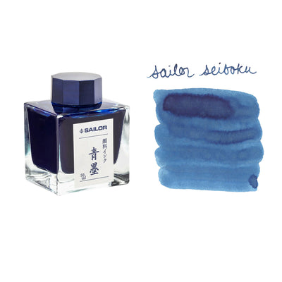 Sailor Pigment Based Ink Bottle Kouboku (Blue-Black) 50ml