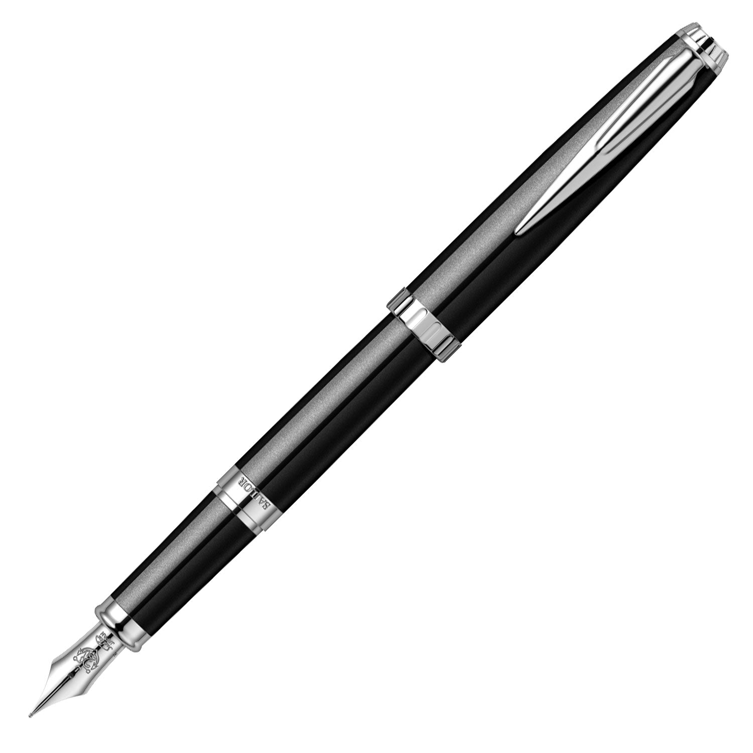 Sailor Reglus Black CT Fountain Pen Buy Online at Makoba Sailor