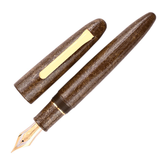 Sailor Iro Miyabi II Bun Jin Cha Fountain Pen - Brown GT