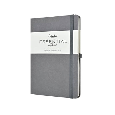 Scholar Essential Grey Notebook - A5 Ruled 2