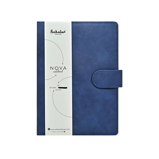 Scholar Nova Blue Notebook - A5, Ruled