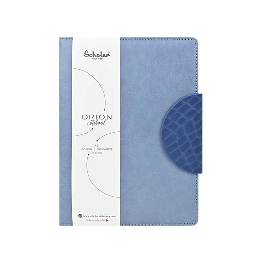 Scholar Orion Blue Notebook - A5, Ruled