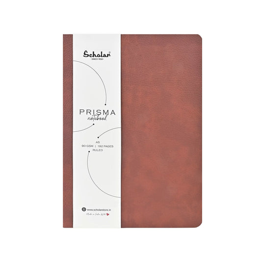 Scholar Prisma Maroon Notebook - A5, Ruled