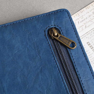 Scholar Zipper Blue Notebook - A5 Ruled 8