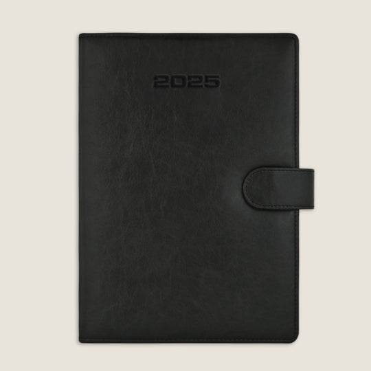 Scholar Magnet 2025 B5 Daily Planner - Black