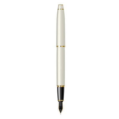 Scrikss Noble 35 Fountain Pen - Pearl White GT 4