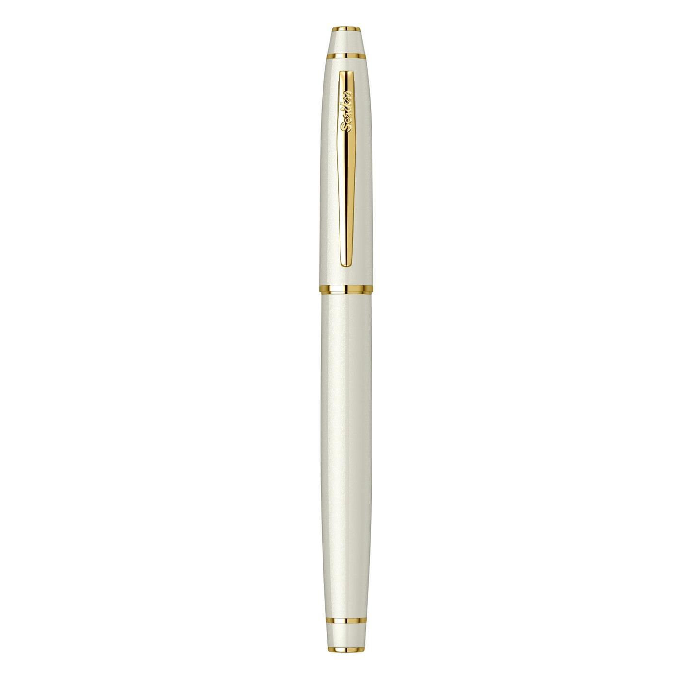 Scrikss Noble 35 Fountain Pen - Pearl White GT 7