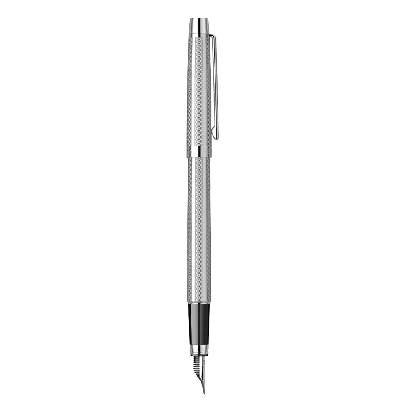Scrikss Gift Set - Venus Chrome CT Fountain Pen + Ball Pen + Mechanical Pencil 3