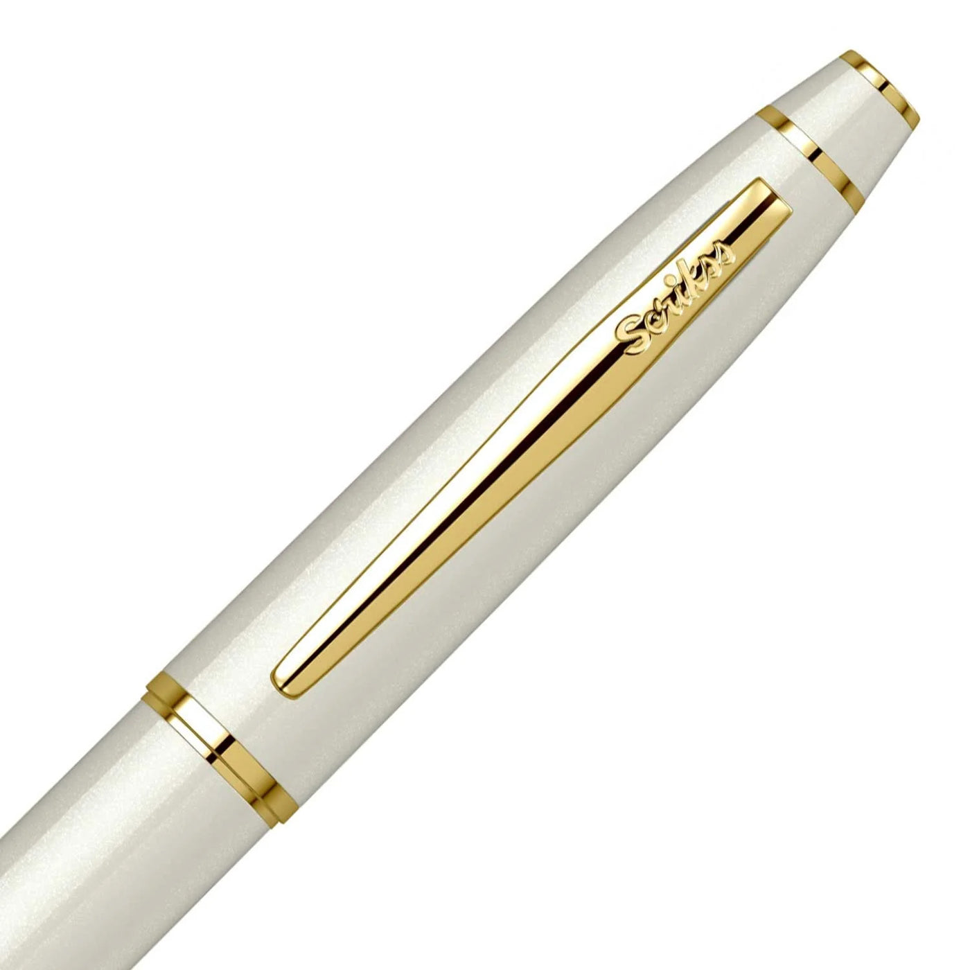 Scrikss Noble 35 Ball Pen - Pearl White GT 3