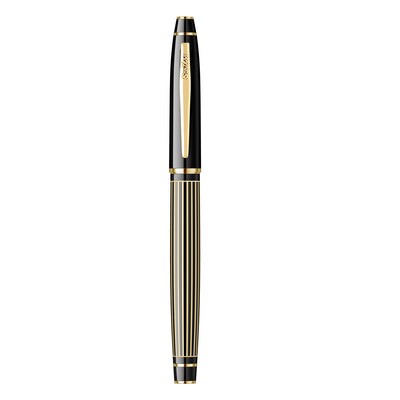 Scrikss Noble 35 Fountain Pen - Black Stripe GT 5