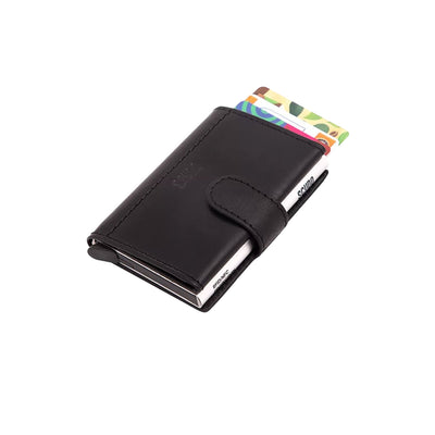 Scudo Linear Slim Wallet - Black 1
