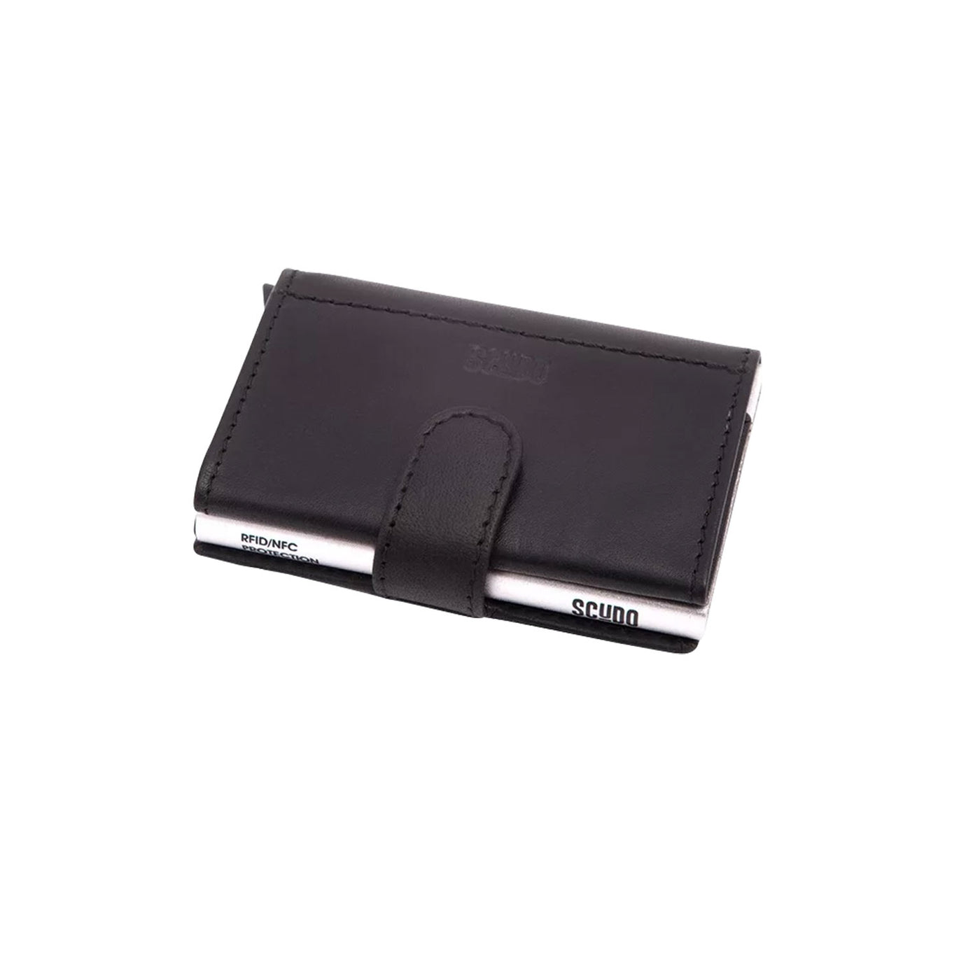Scudo Linear Slim Wallet - Black 5