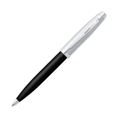 Sheaffer 100 Ball Pen - Black & Brushed Chrome 1