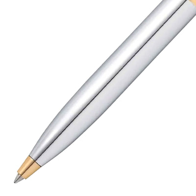 Sheaffer Gift Set - 100 Series Bright Chrome GT Ball Pen with Table Clock 3